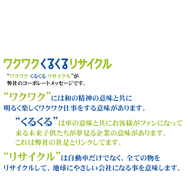 ナプロアースコーポレートメッセージ